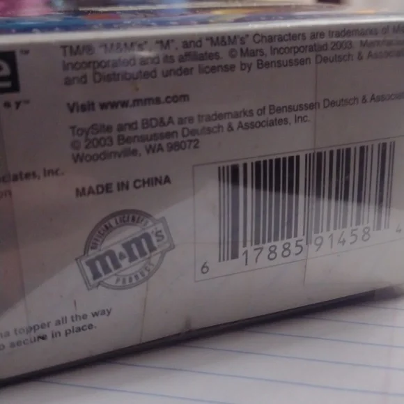 M&M'S Blue Motor Mate Figure 1/4 - Picture 3 of 4